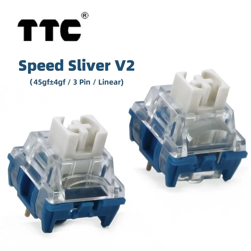 Gaming Keyboard No Rgb - TTC Speed Silver V2 DIY Custom