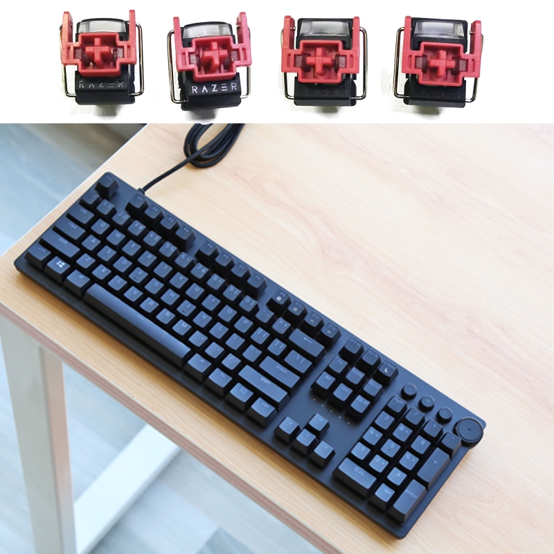 Gaming Keyboard Hot Swappable - 4 V2 Slient Liner Đỏ Công