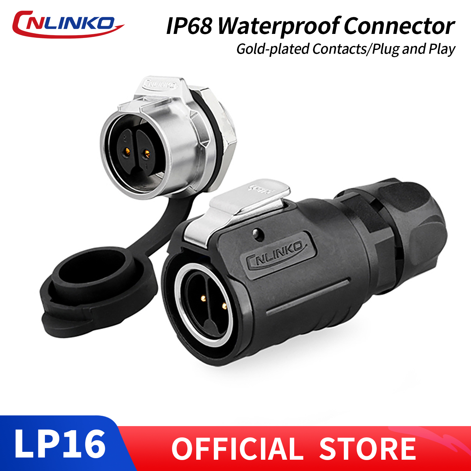 Aviator Connector Kit - CNLINKO LP-16 Circular Aviation Connector Kit