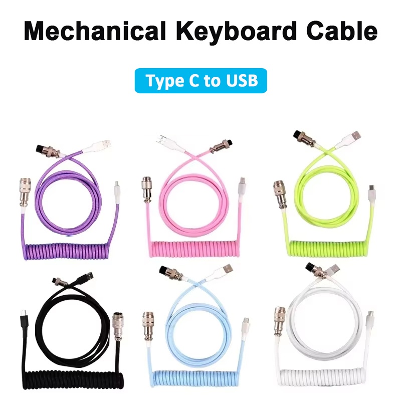 Mechanical Keyboard Coiled Cab - đánh giá và giá Gaming Keyboard Types