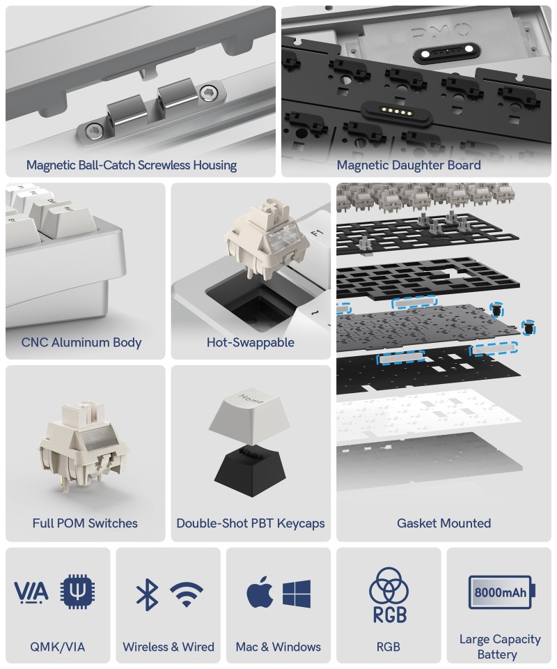 Quick dismantling touch bead C - đánh giá và giá Keyboard Gaming Amazon