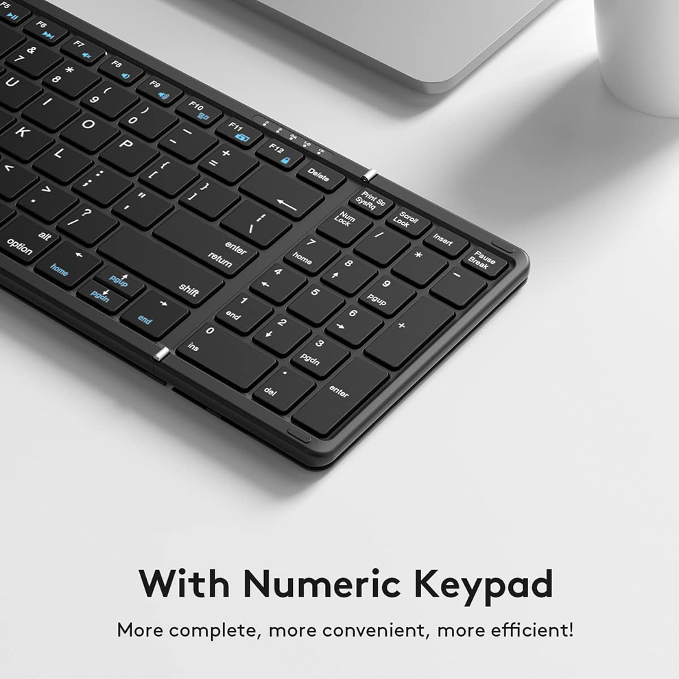 Foldable Bluetooth Keyboard wi - đánh giá và giá Gaming Keyboard Budget