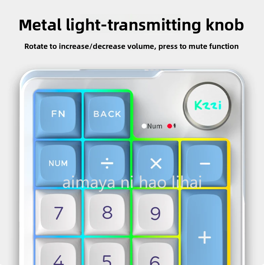 Kzzi K20 Mini Keypad Three Mod - đánh giá và giá Gaming Keyboard Mechanical Wireless