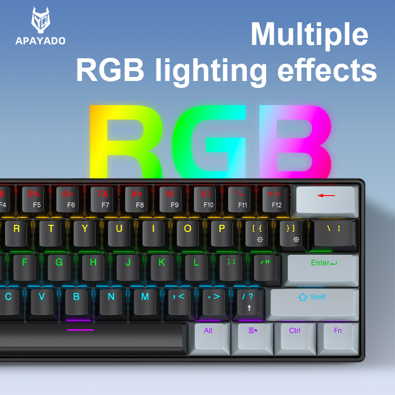 APAYADO K61 Mini Mechanical Ke - đánh giá và giá Gaming Keyboard Mini Mechanical