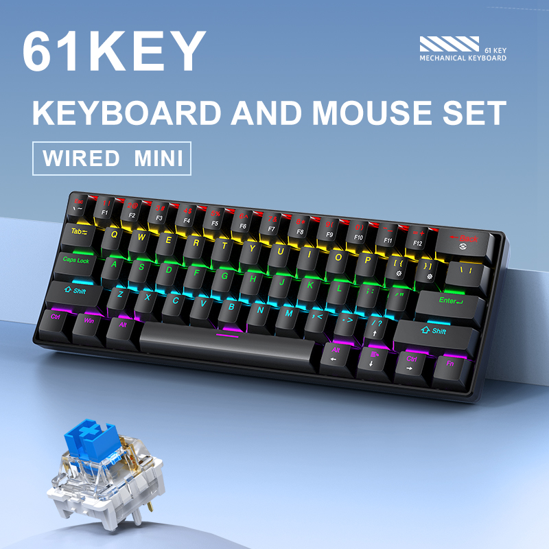 APAYADO K61 Mini Mechanical Ke - đánh giá và giá Gaming Keyboard Mini Mechanical