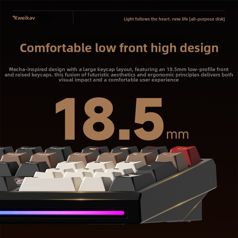 WEIKAV NUT108 Mechanical Keybo - đánh giá và giá Gaming Keyboard Mechanical Wireless