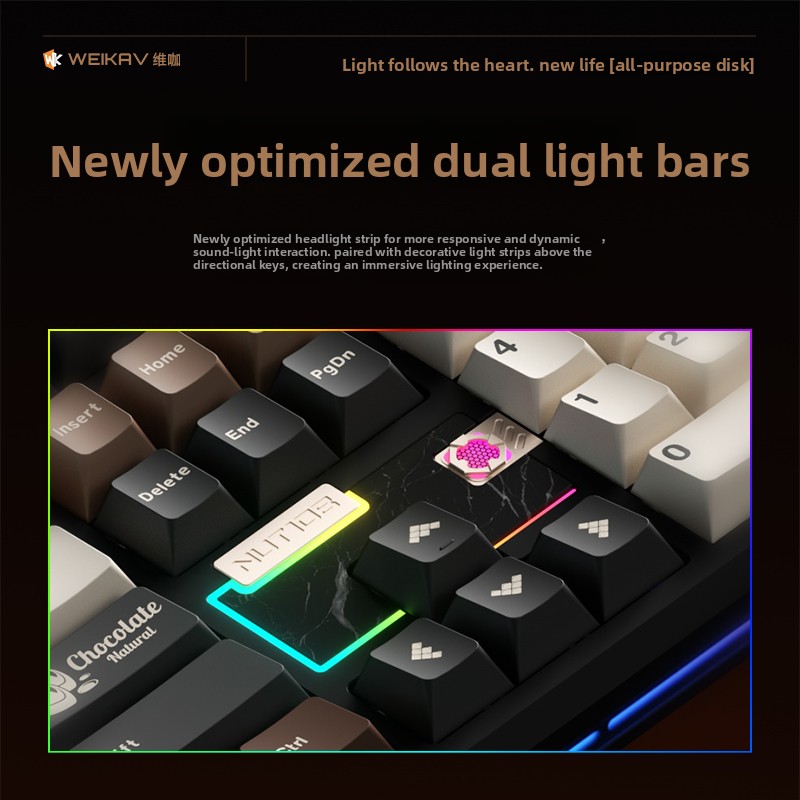 WEIKAV NUT108 Mechanical Keybo - đánh giá và giá Gaming Keyboard Mechanical Wireless