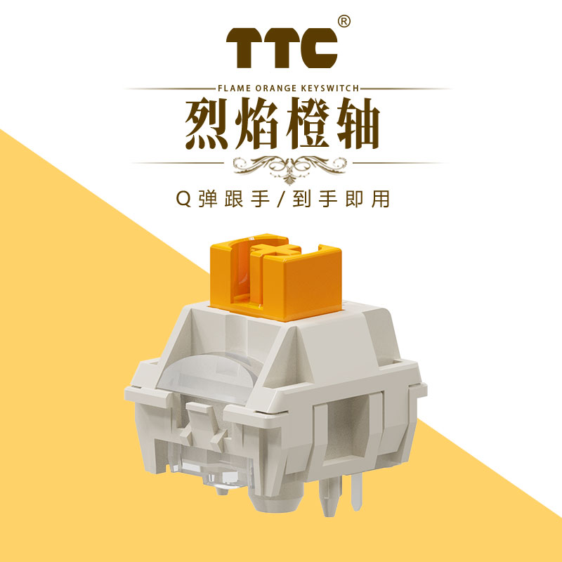 TTC Flame Orange Linear Switch - đánh giá và giá Gaming Keyboard Hot Swappable