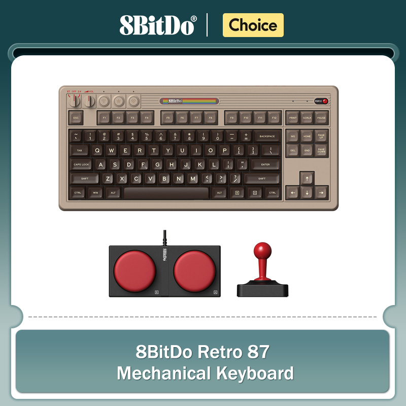 8BitDo Retro Mechanical Keyboa - đánh giá và giá Gaming Keyboard Hot Swappable
