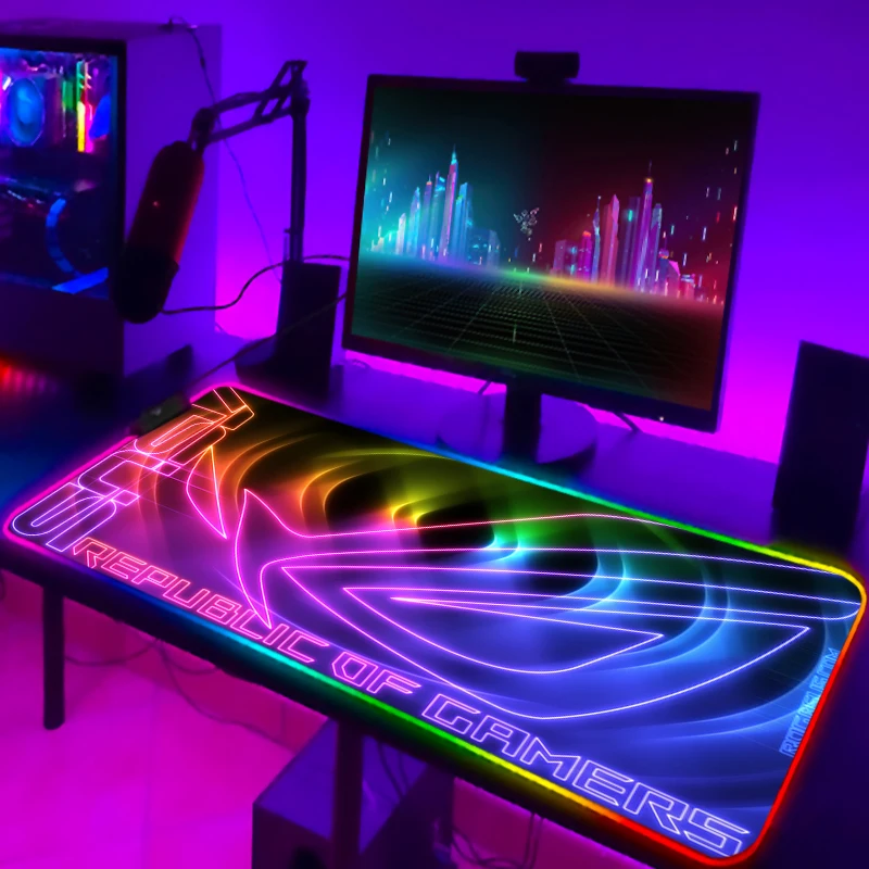 RGB Mousepad Cool ROG Mouse Pa - đánh giá và giá Gaming Keyboard No Rgb