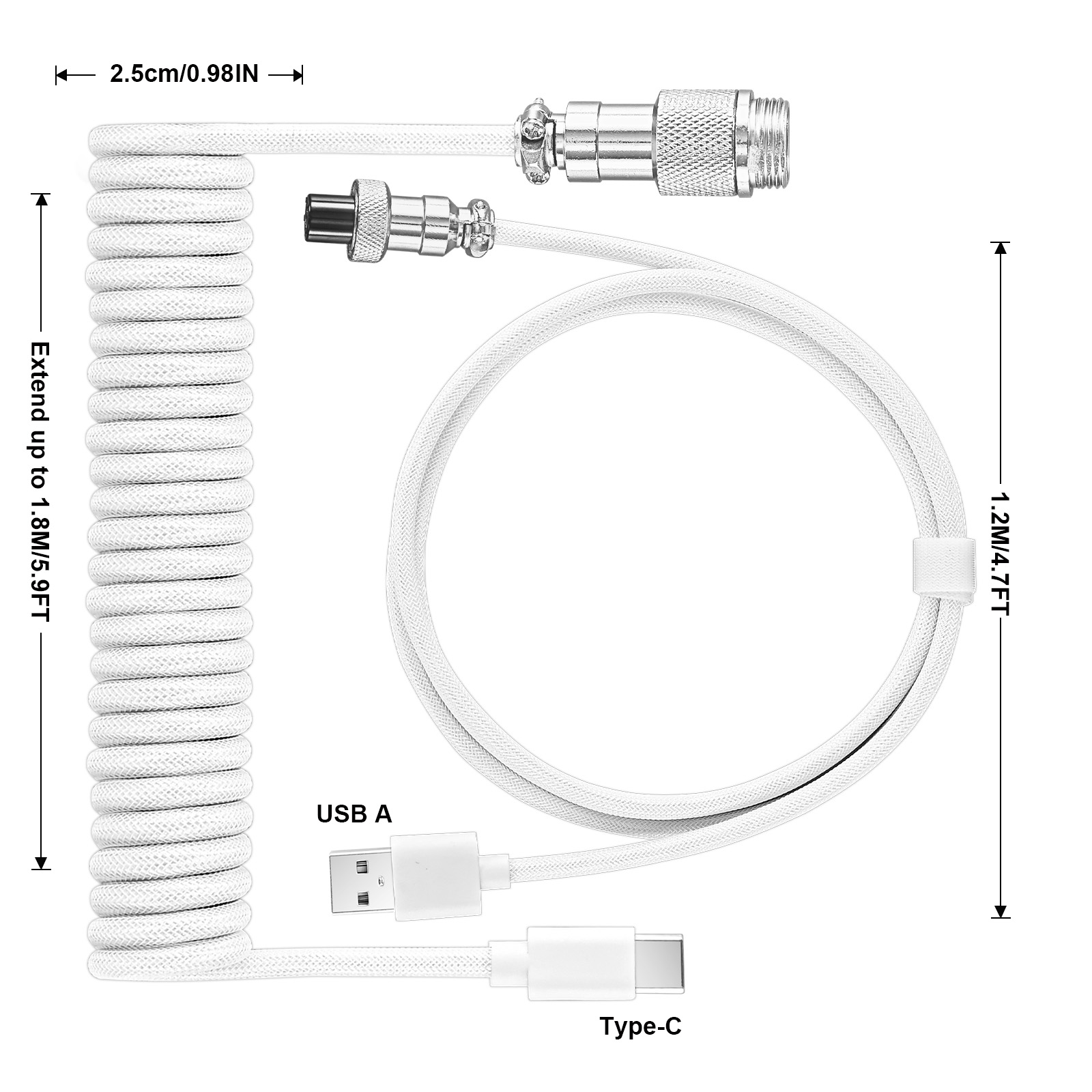 Mechanical Keyboard Coiled Cab - đánh giá và giá Gaming Keyboard Types