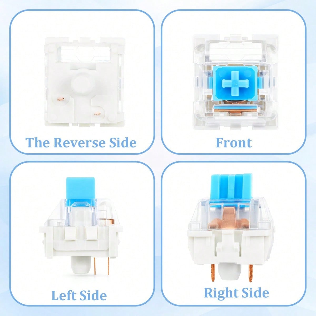 100 Practical Blue Switches, H - đánh giá và giá Gaming Keyboard Types
