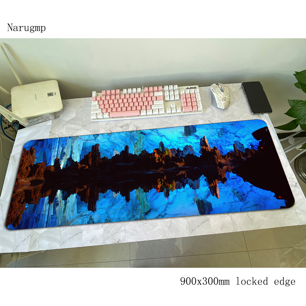 Caves mouse pad 90x30cm mousep - đánh giá và giá Gaming Keyboard Best