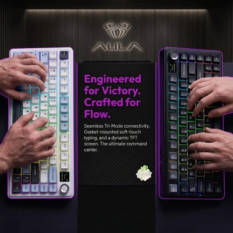 AULA F75 Max Mechanical Keyboa - đánh giá và giá Gasket Mount Kit