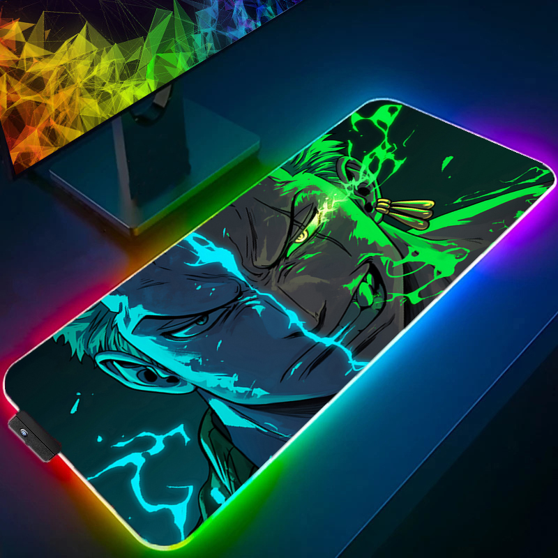 ONE PIECE Zoro Mouse Pad RGB G - đánh giá và giá Gaming Keyboard No Rgb