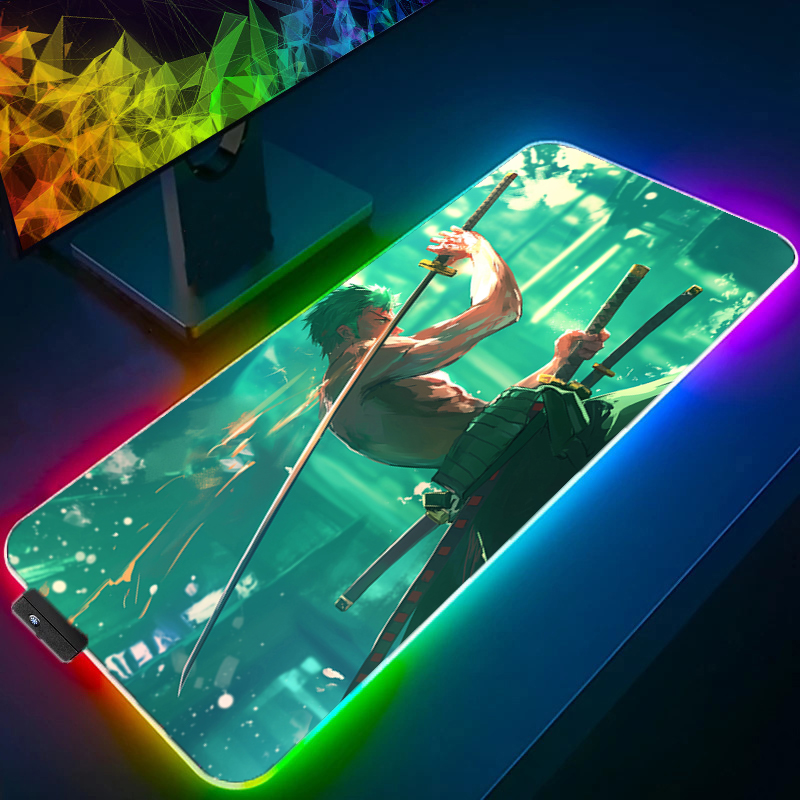 ONE PIECE Zoro Mouse Pad RGB G - đánh giá và giá Gaming Keyboard No Rgb