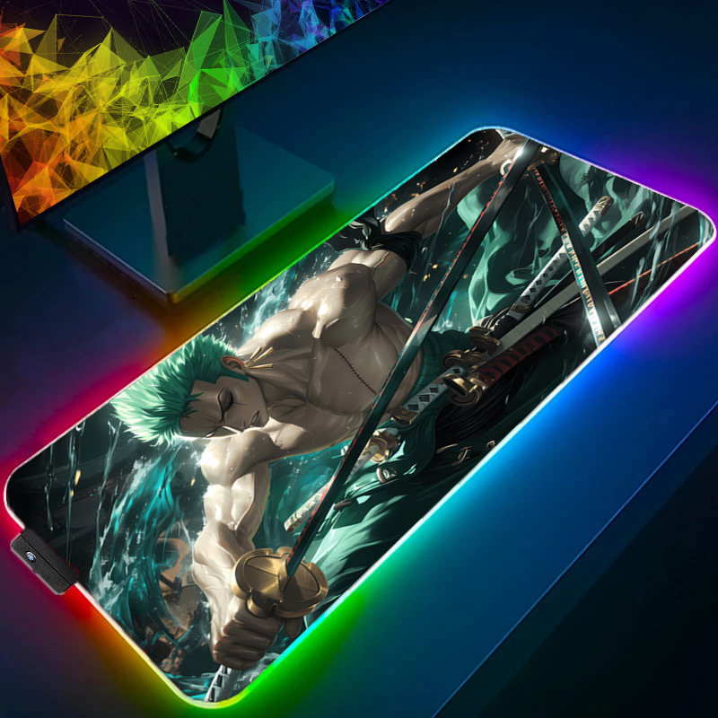 ONE PIECE Zoro Mouse Pad RGB G - đánh giá và giá Gaming Keyboard No Rgb