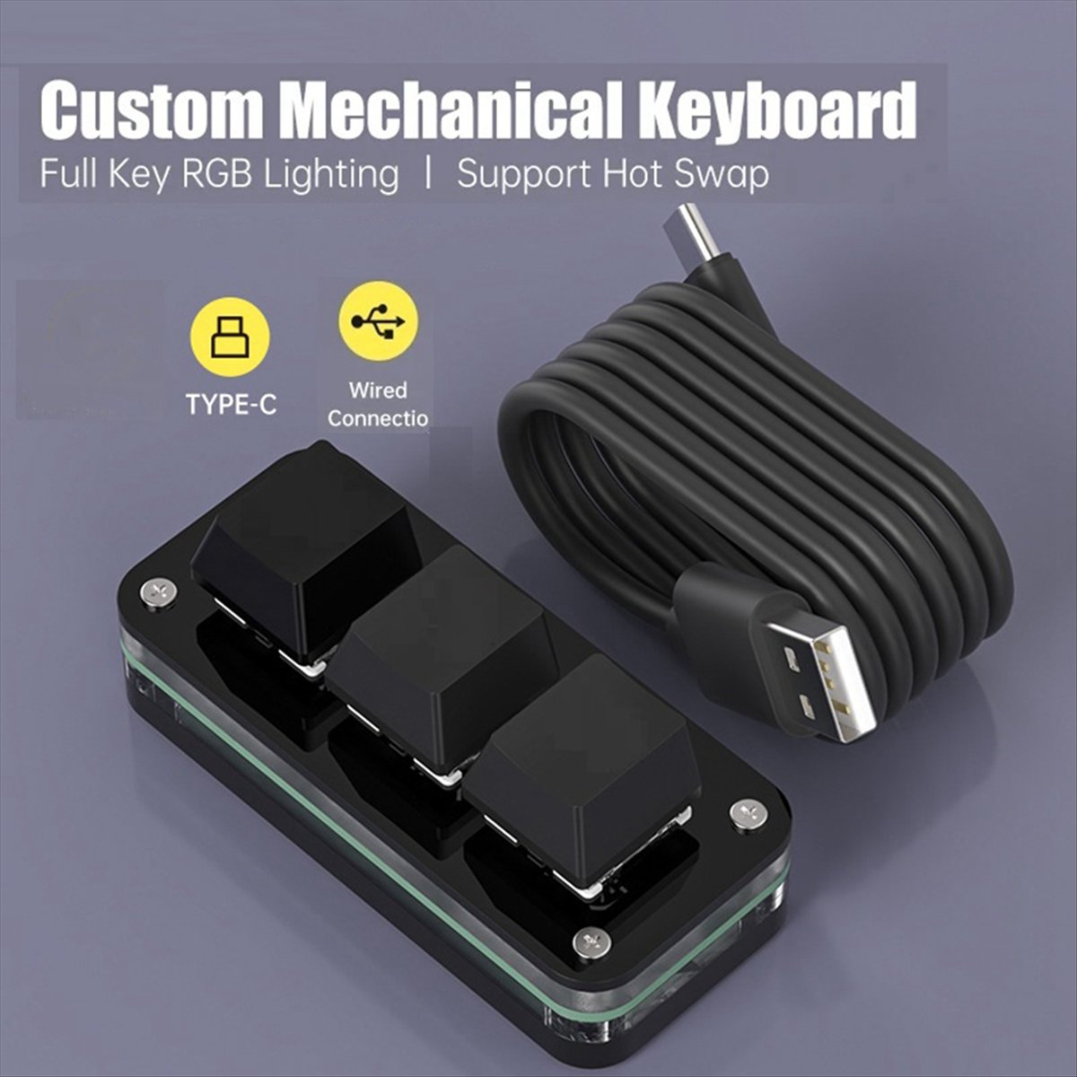doyou 3 Keys Macro Programming - đánh giá và giá Gaming Keyboard Types