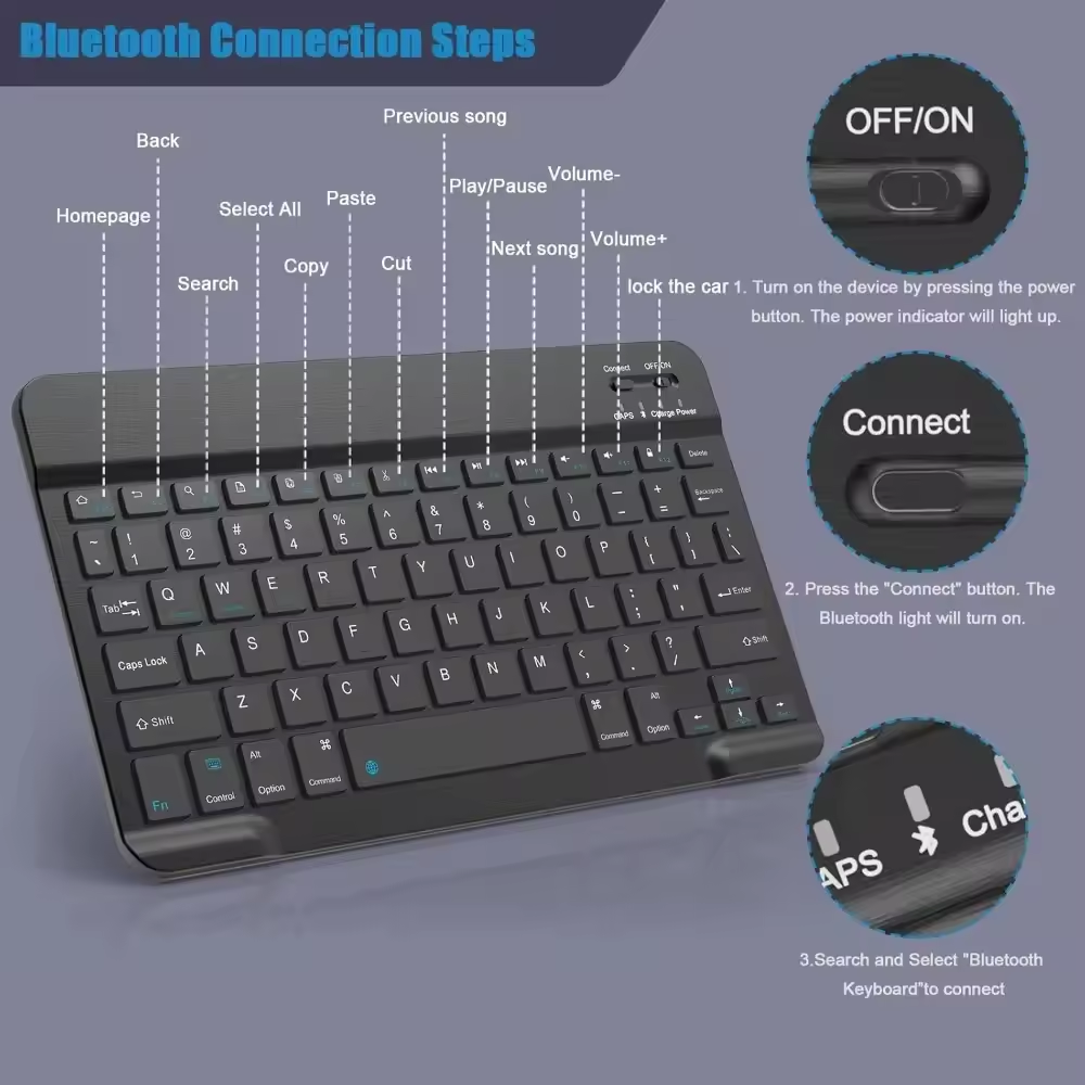 Bluetooth Wireless Keyboard Mo - đánh giá và giá Gaming Keyboard Mechanical Wireless
