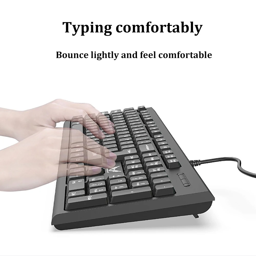 104 Keys USB Wired Keyboard Er - đánh giá và giá Gaming Keyboard Budget