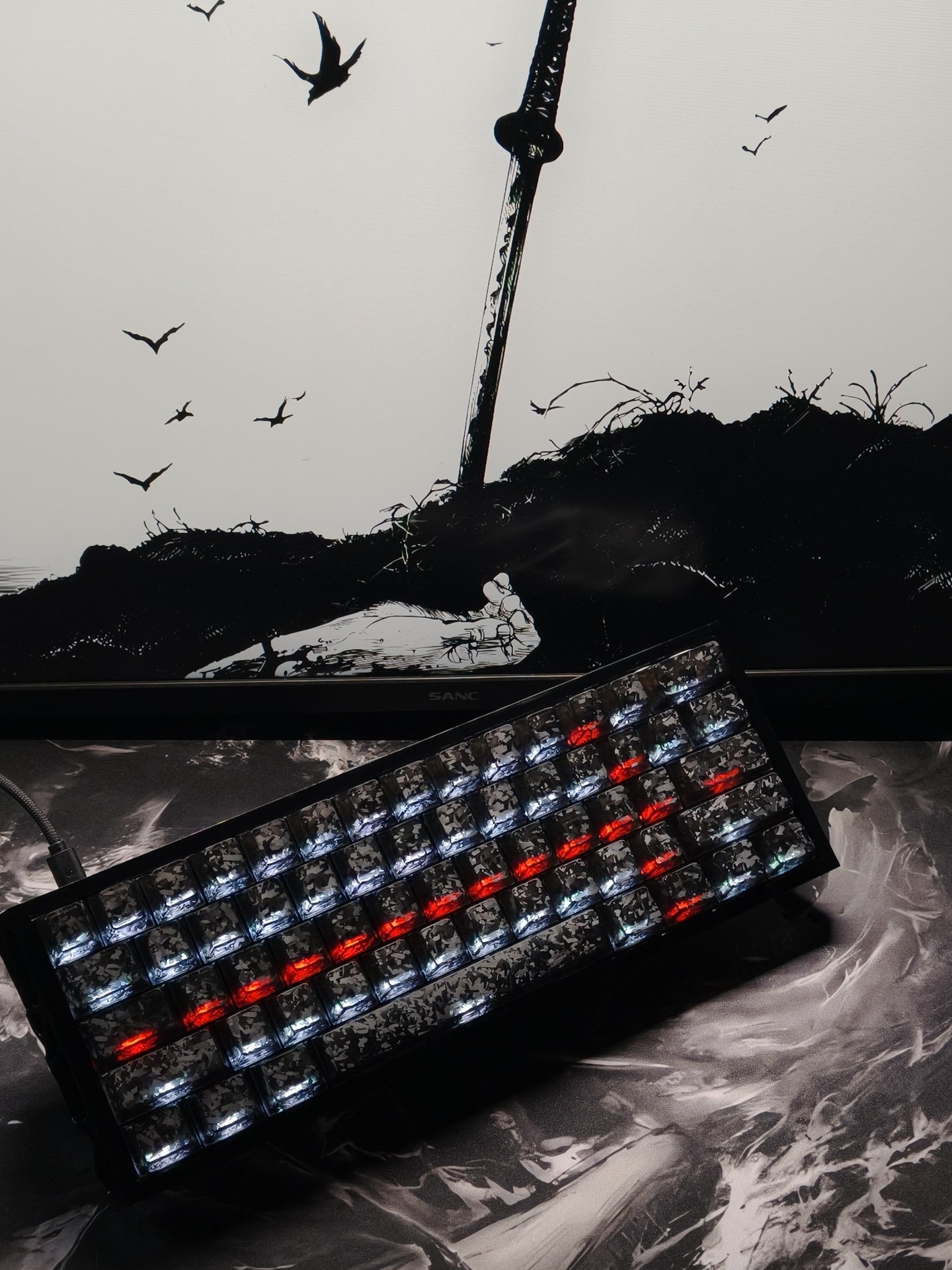 Custom 60% Layout Compact Gami - đánh giá và giá Gaming Keyboard Number Pad