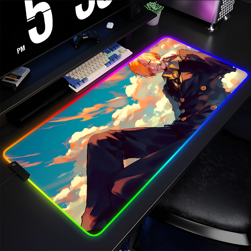 RGB Anime Mouse pad one piece  - đánh giá và giá Gaming Keyboard No Rgb