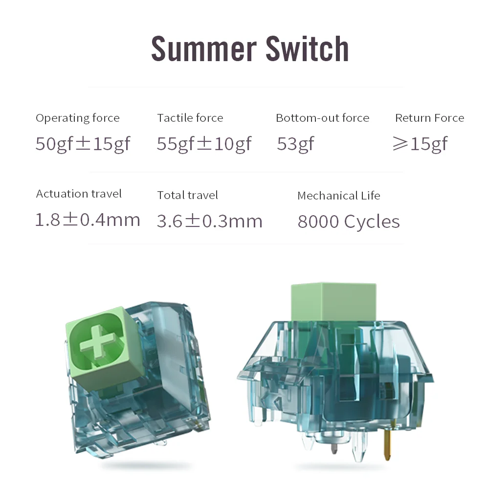 Kailh BOX Summer Switches Soun - đánh giá và giá Gaming Keyboard Hot Swappable
