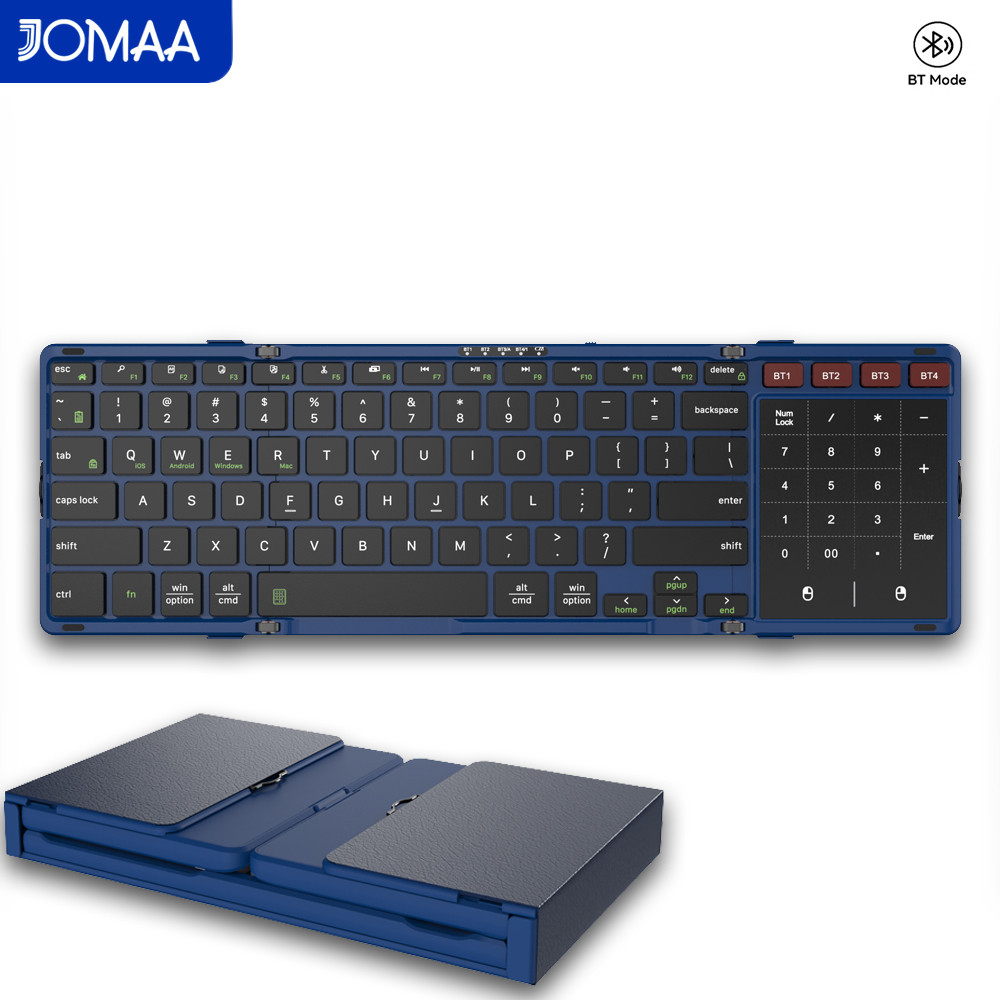 JOMAA Foldable Bluetooth Keybo - đánh giá và giá Gaming Keyboard Number Pad