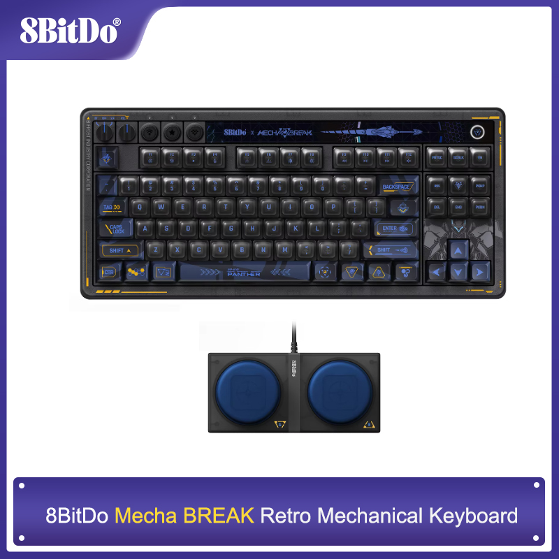 8BitDo Retro 87 Mechanical Key - đánh giá và giá Gaming Keyboard Hot Swappable