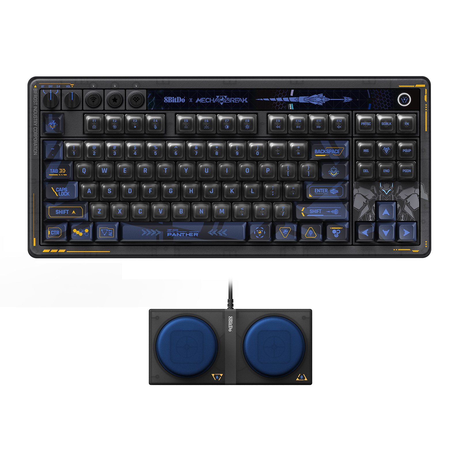 8BitDo Retro 87 Mechanical Key - đánh giá và giá Gaming Keyboard Hot Swappable
