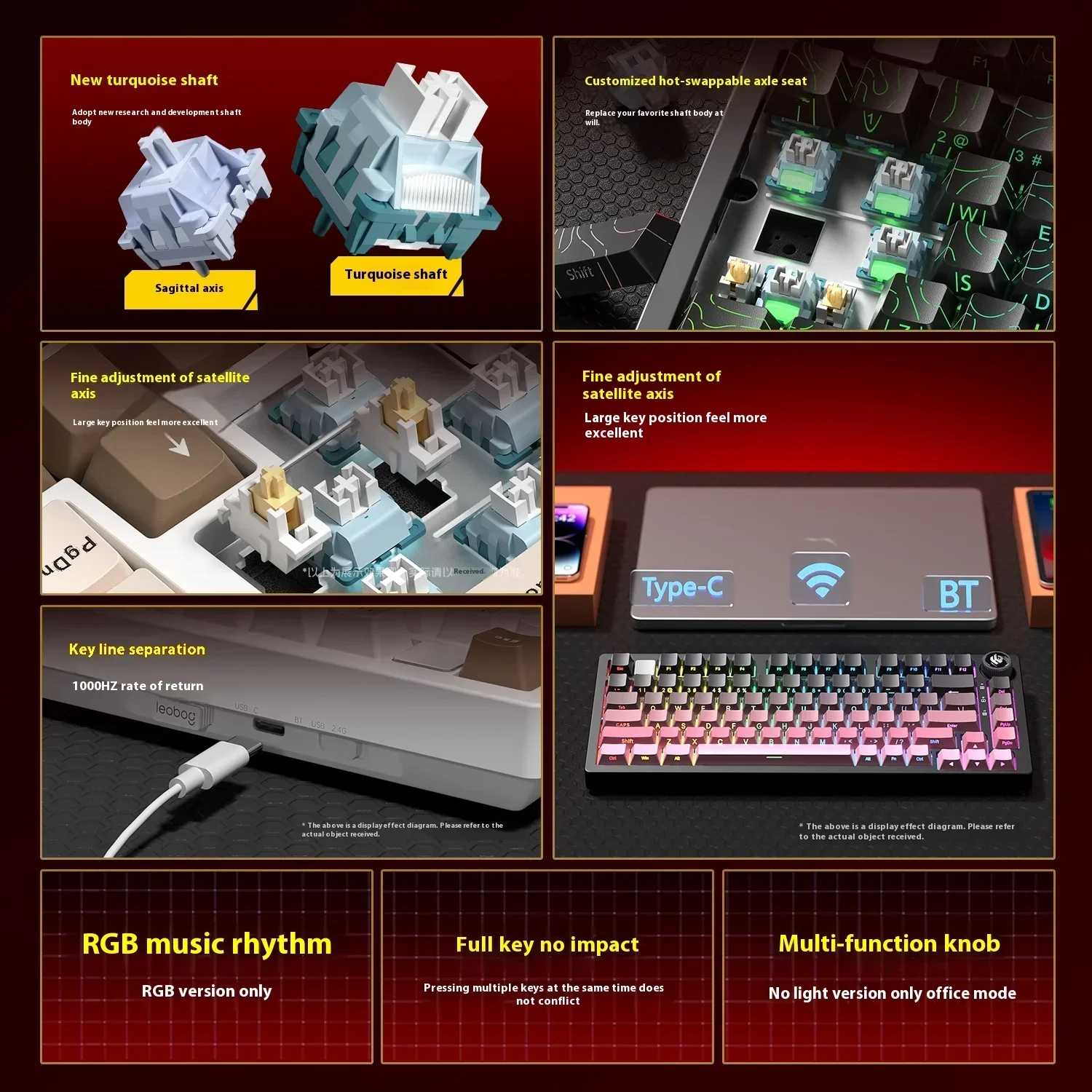 Leobog Hi75C Hi75 Hi75C Pro Al - đánh giá và giá Gaming Keyboard Mini Mechanical