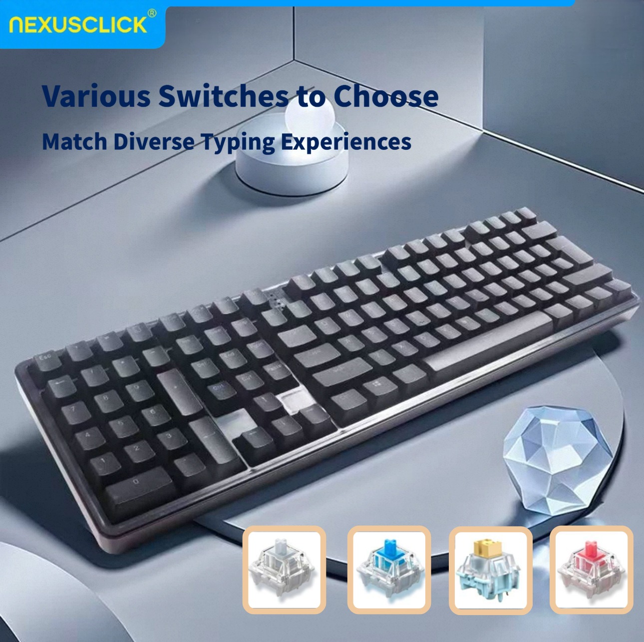 NexusClick Ergonomic Left Hand - đánh giá và giá Gaming Keyboard Number Pad